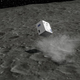 Conceptual image of MASCOT bouncing on an asteroid’s surface.